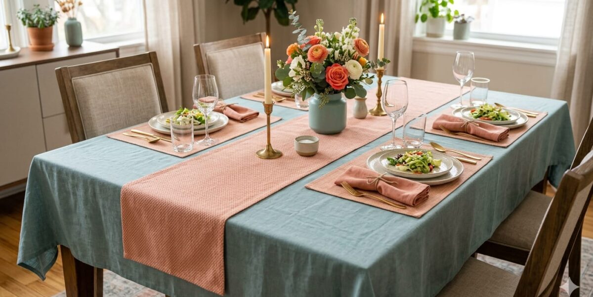 TABLE CLOTH, RUNNERS & MAT